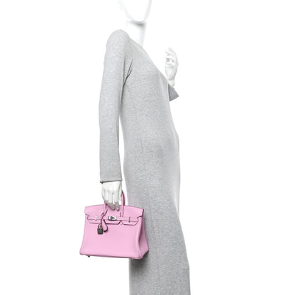 Hermes Swift Birkin 25 Mauve Sylvestre 2 of 12