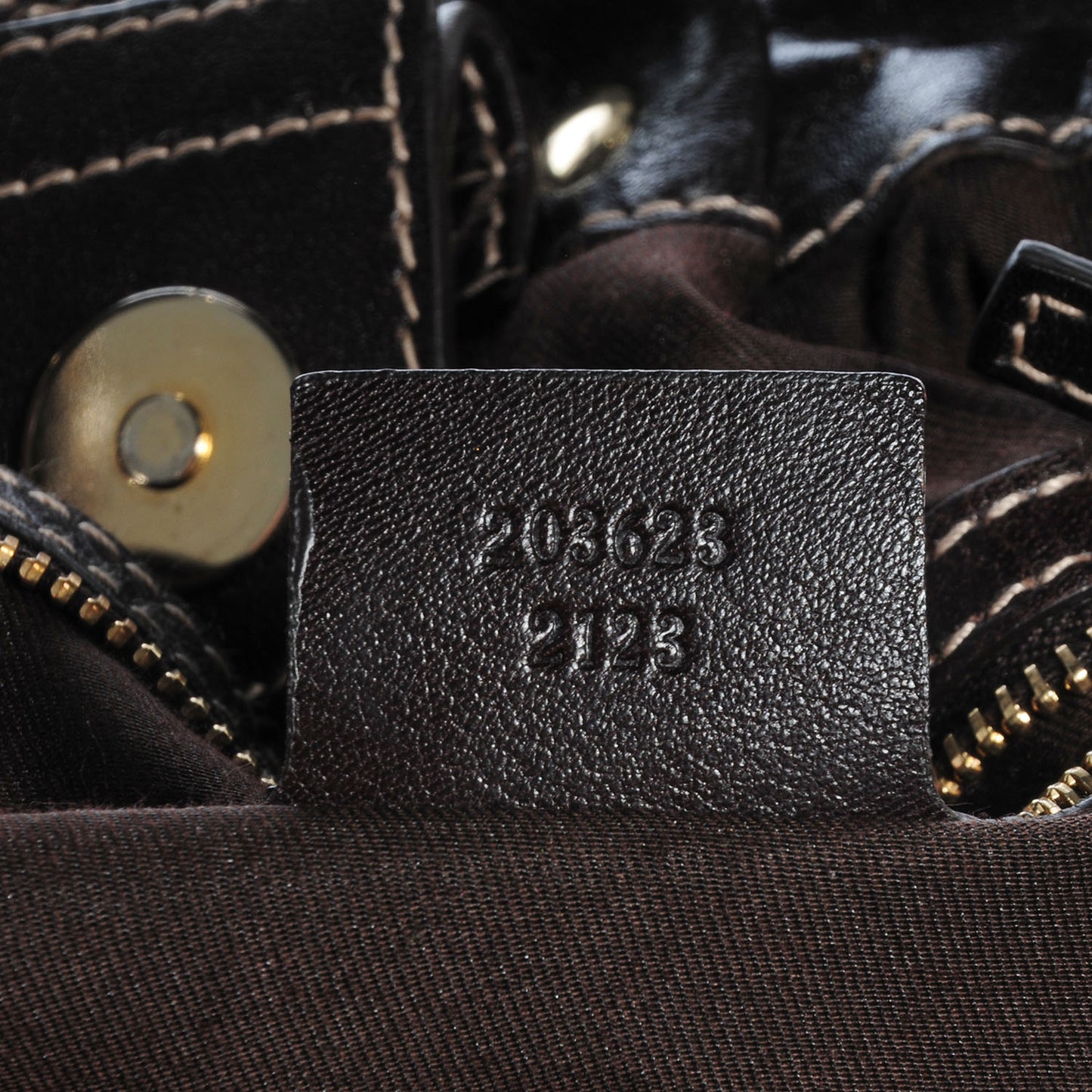 Monogram Studded Pelham Tote Ebony
