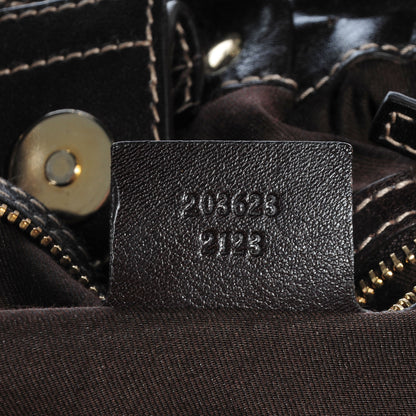 Gucci Monogram Studded Pelham Tote Ebony 7 of 7