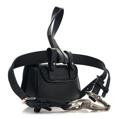 Gucci Calfskin Bamboo Mini 1947 Belt Bag 85 34  Black 2 of 10