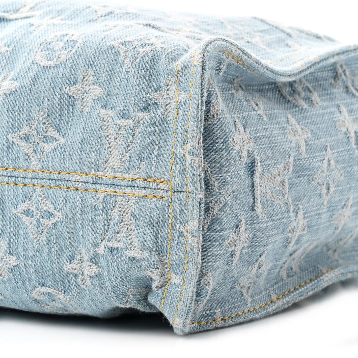 Monogram Washed Denim Let Go PM Sky Blue