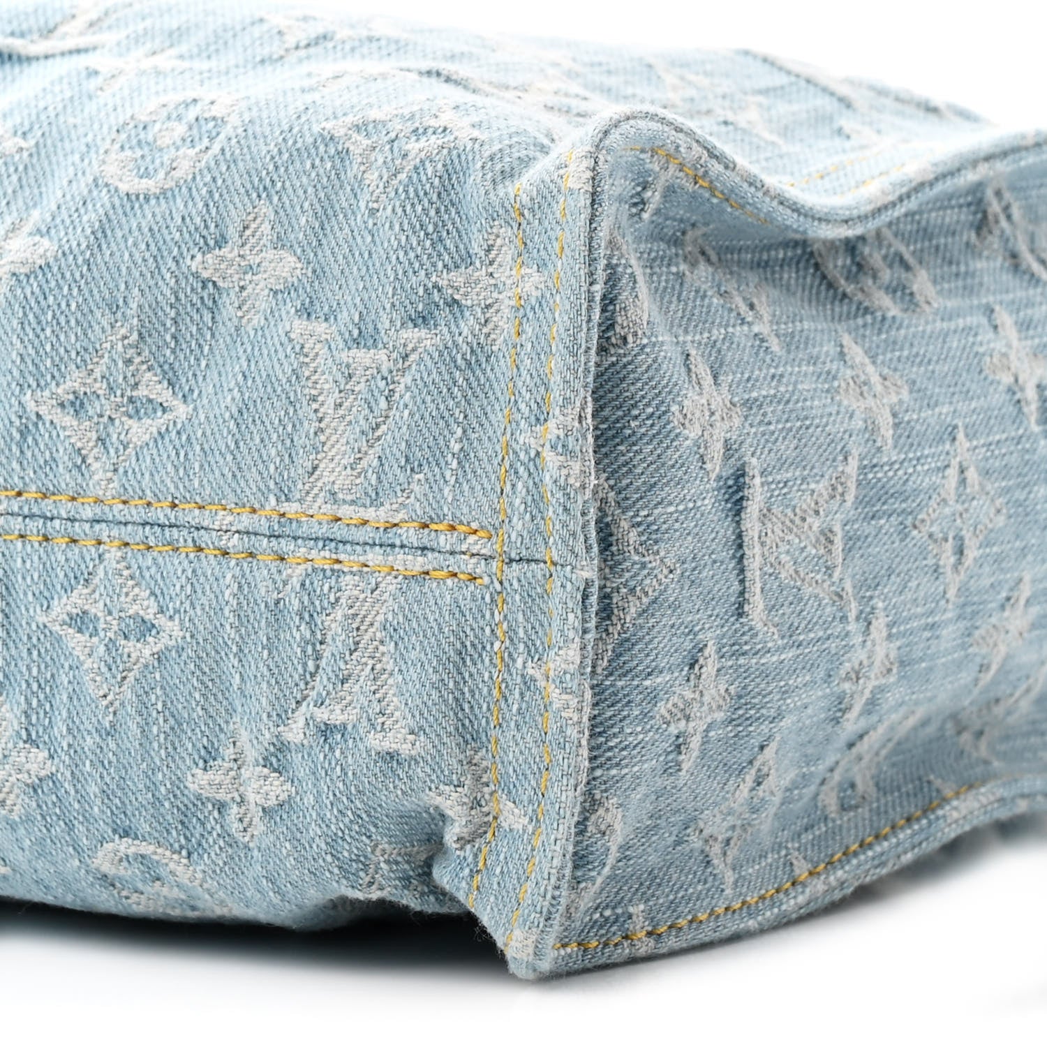 Louis Vuitton Monogram Washed Denim Let Go PM Sky Blue 9 of 9
