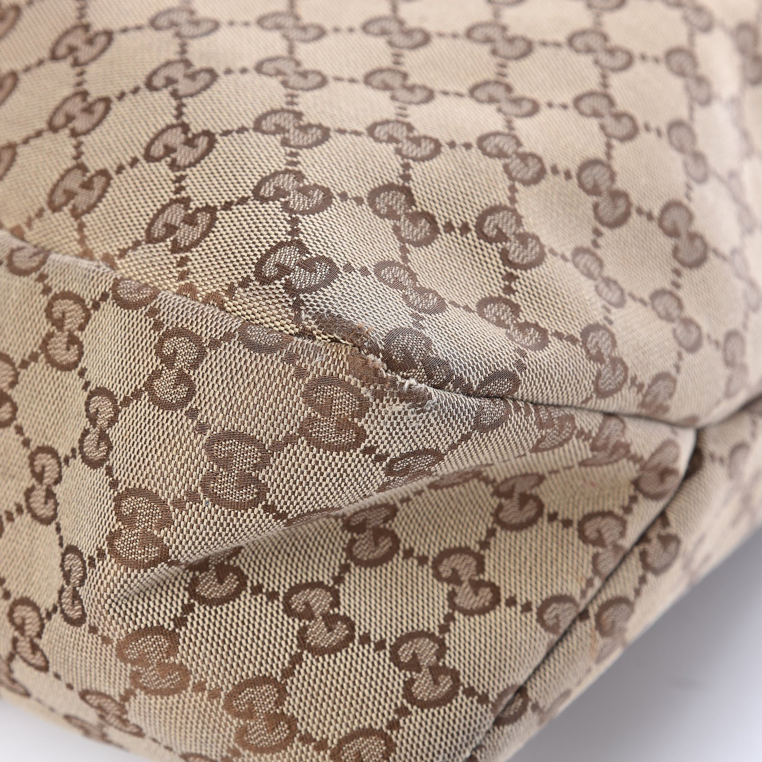 Gucci Monogram Large Horsebit Chain Hobo Dark Brown 10 of 11