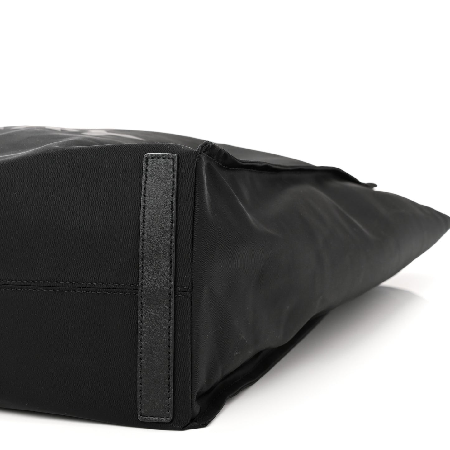 Nylon Trench Tote Black