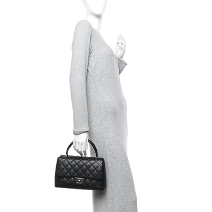 Chanel Caviar Quilted Medium Kelly Flap Bag Black 2 of 11