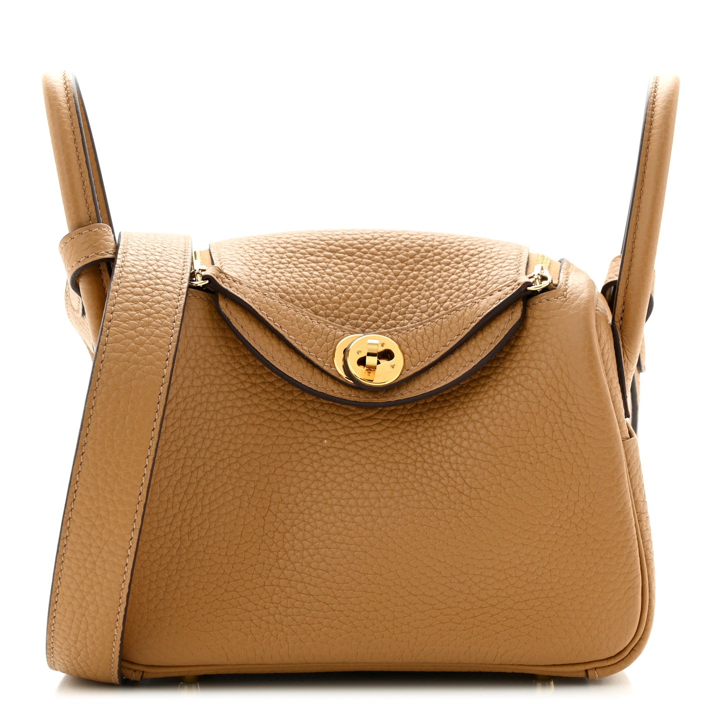 Taurillon Clemence Mini Lindy 20 Biscuit