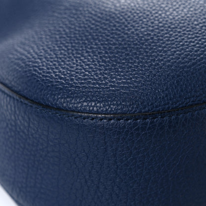 Gucci Soft Grained Calfskin Large Jackie Hobo Classic Blue Marine 9 of 26