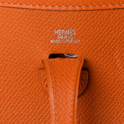 Hermes Epsom Evelyne Short Strap TPM Orange 6 of 11