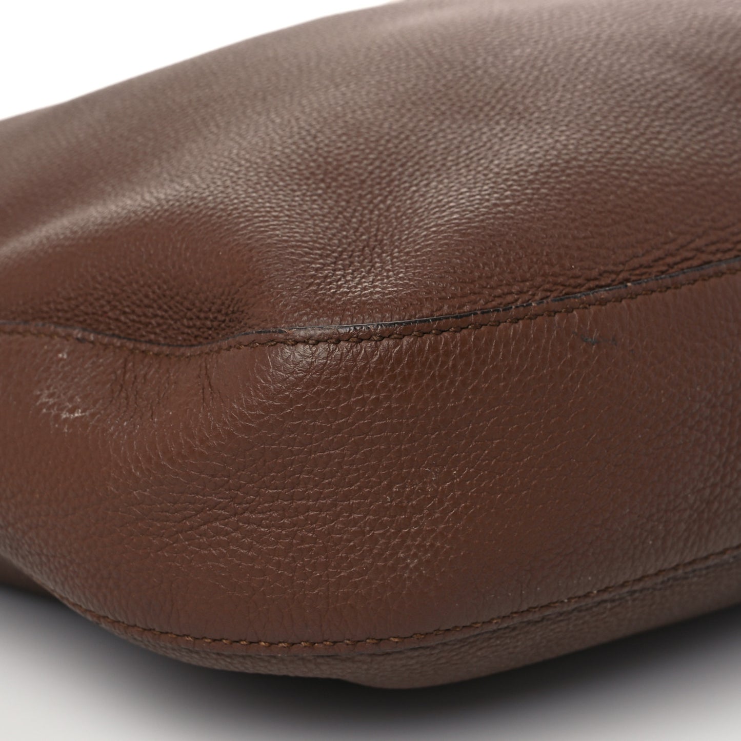Soft Grained Calfskin Large Jackie Hobo Nut Brown