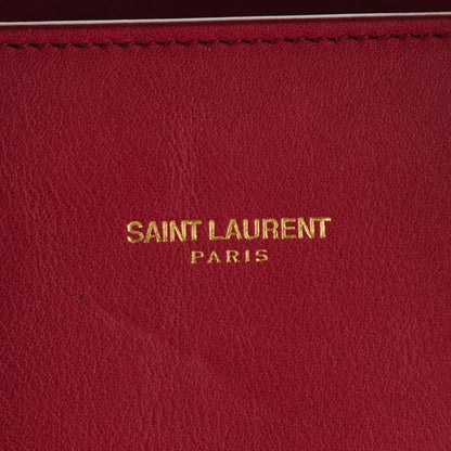 Saint Laurent Calfskin Small Sac De Jour Oxblood 5 of 8