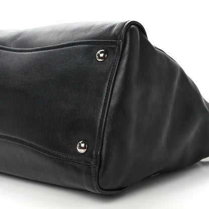 Miu Miu Soft Calf Studded Top Handle Bag Black 10 of 10