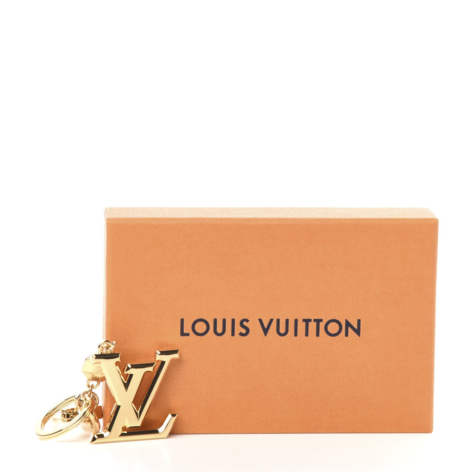 Louis Vuitton LV Facettes Bag Charm Key Holder Gold 3 of 3