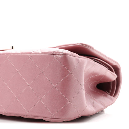 Chanel Iridescent Lambskin Quilted Jumbo Double Flap Light Purple 10 of 11