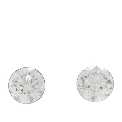 Tiffany X PHARRELL Platinum Metal Diamond 1.17ctw TItan Stud Earrings 1 of 6