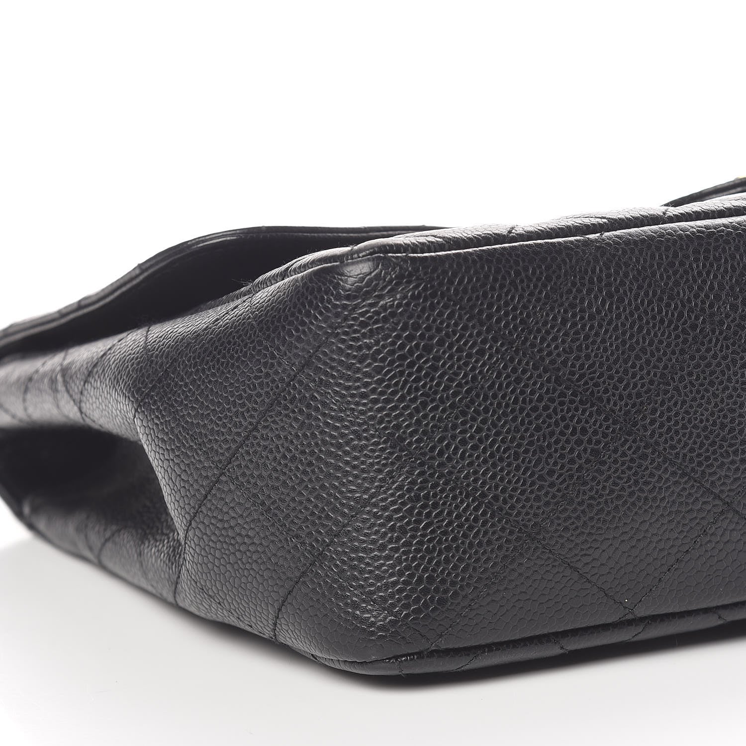 Chanel Caviar Quilted Jumbo Single Flap Black 6 of 11