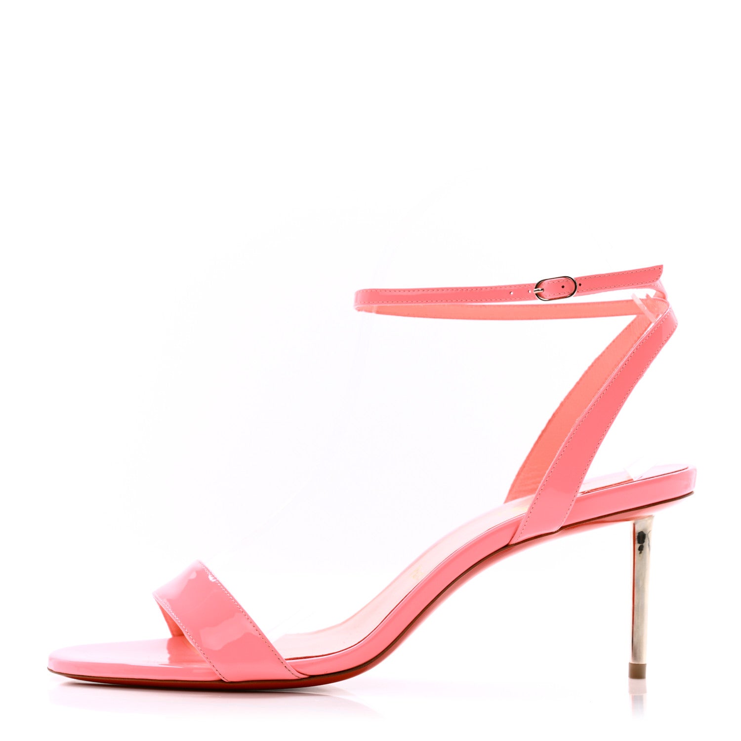 Christian Louboutin Patent Epic 70 Sandals 40 Bubble Gum 1 of 11