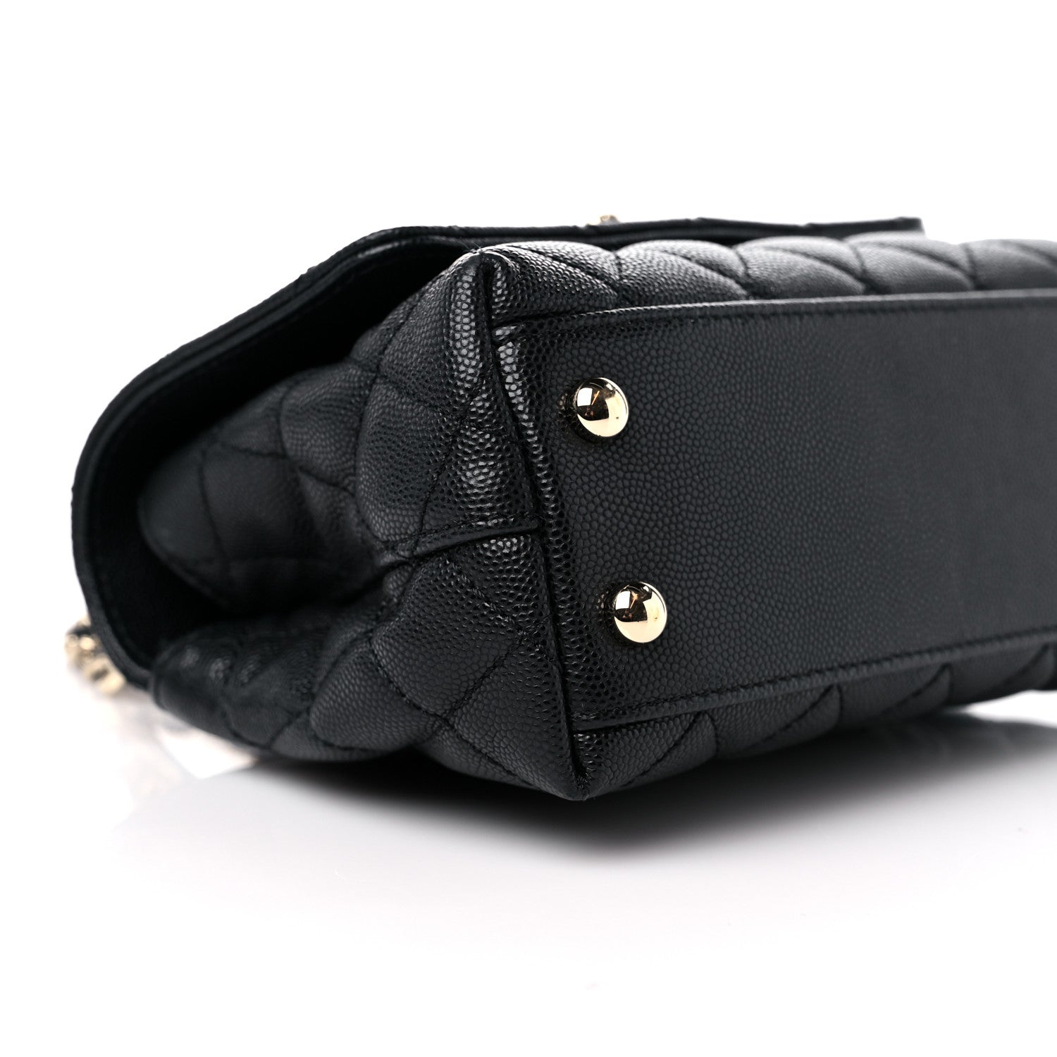 Chanel Caviar Quilted Extra Mini Coco Handle Flap Black 8 of 11
