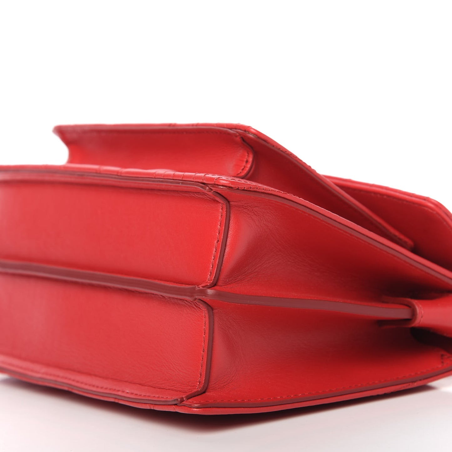 Lambskin Quilted Small Patricia Crossbody Bag Ruby Red