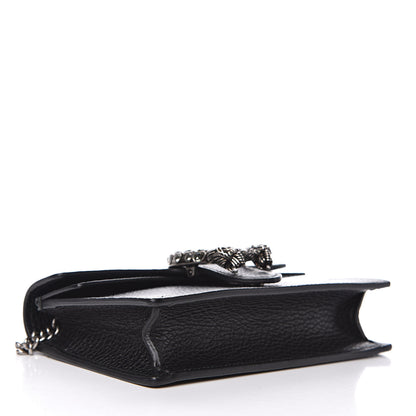 Gucci Calfskin Super Mini Dionysus Shoulder Bag Black 4 of 11