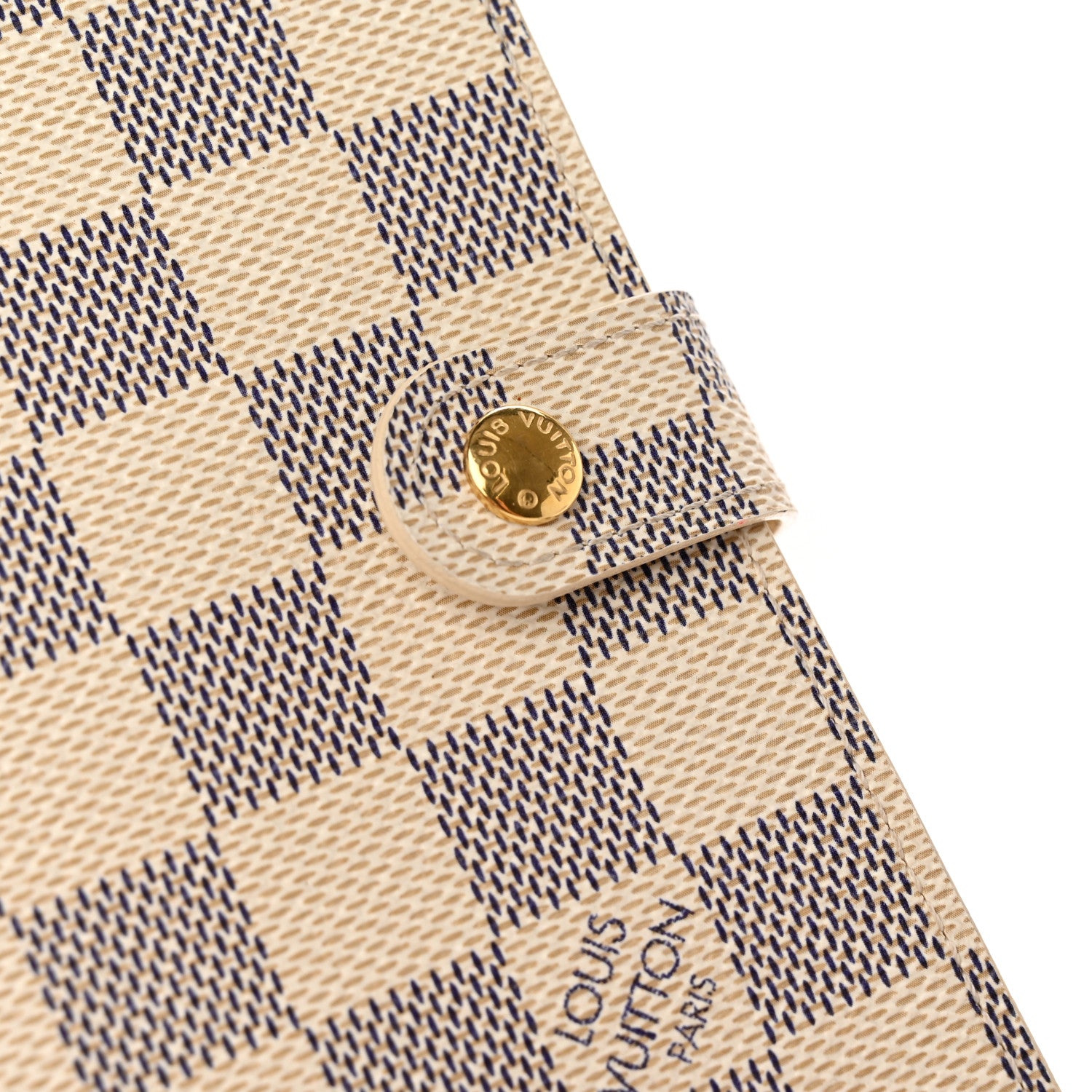 Louis Vuitton Damier Azur Small Ring Agenda Cover 9 of 12