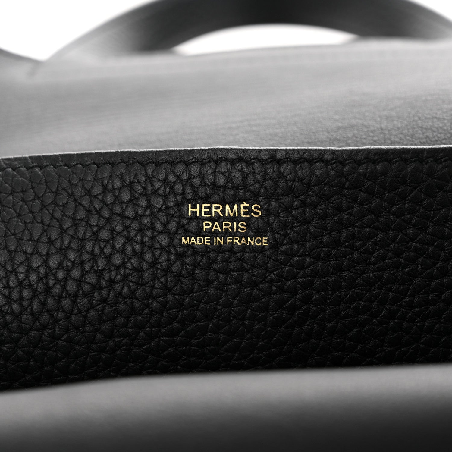 Hermes Taurillon Clemence Halzan 31 GM Black 6 of 14
