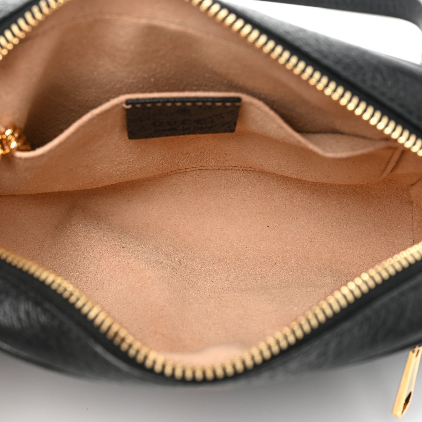 Calfskin Web Mini Ophidia Shoulder Bag Black