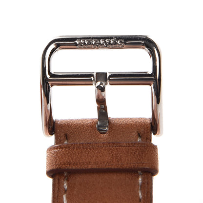 Hermes Barenia 38mm Apple Watch Double Tour Band Fauve 6 of 7