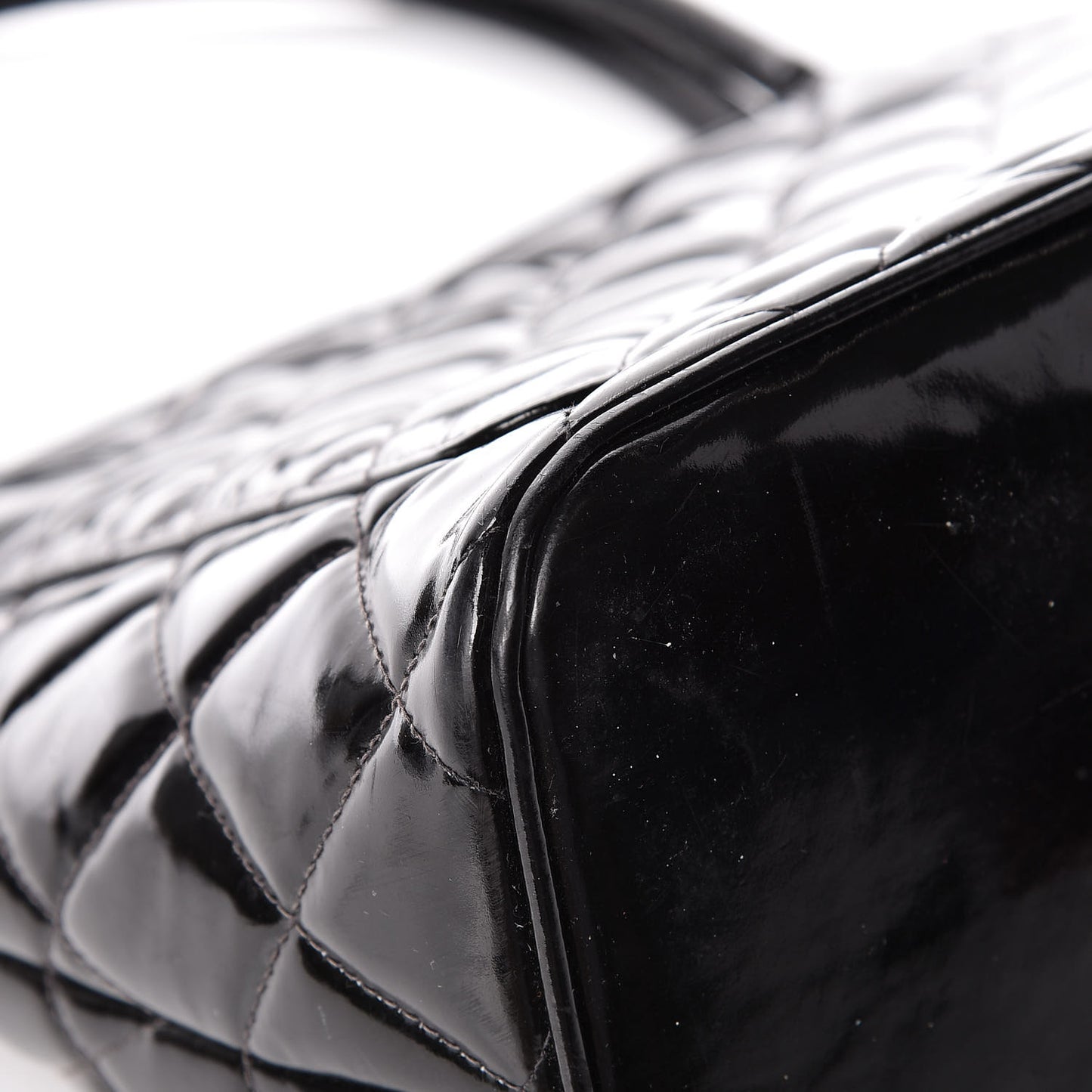 Patent Medallion Tote Black