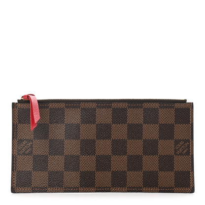 Louis Vuitton Damier Ebene Felicie Chain Wallet Zippered Insert 1 of 6
