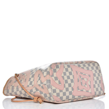Louis Vuitton Damier Azur Tahitienne Neverfull MM 5 of 18