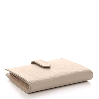 Celine Grained Calfskin Medium Multifunction Strap Wallet Powder 4 of 13