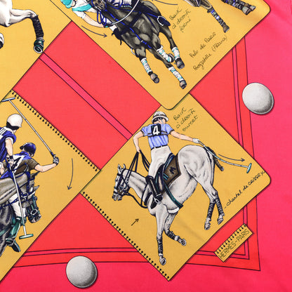 Hermes Silk Le Monde du Polo Scarf 90 2 of 4