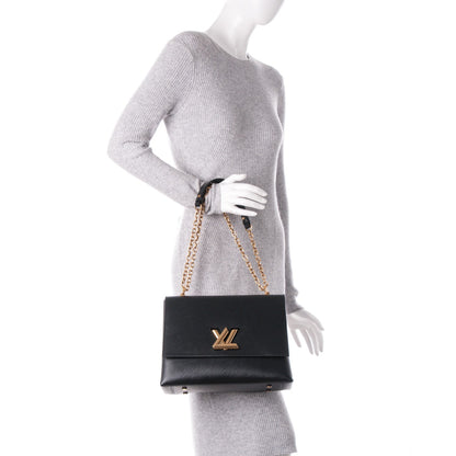 Louis Vuitton Epi Twist Shoulder Bag GM Black 3 of 8