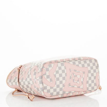 Louis Vuitton Damier Azur Tahitienne Neverfull MM 4 of 7