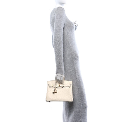 Hermes Ostrich Birkin 25 Nata 2 of 12