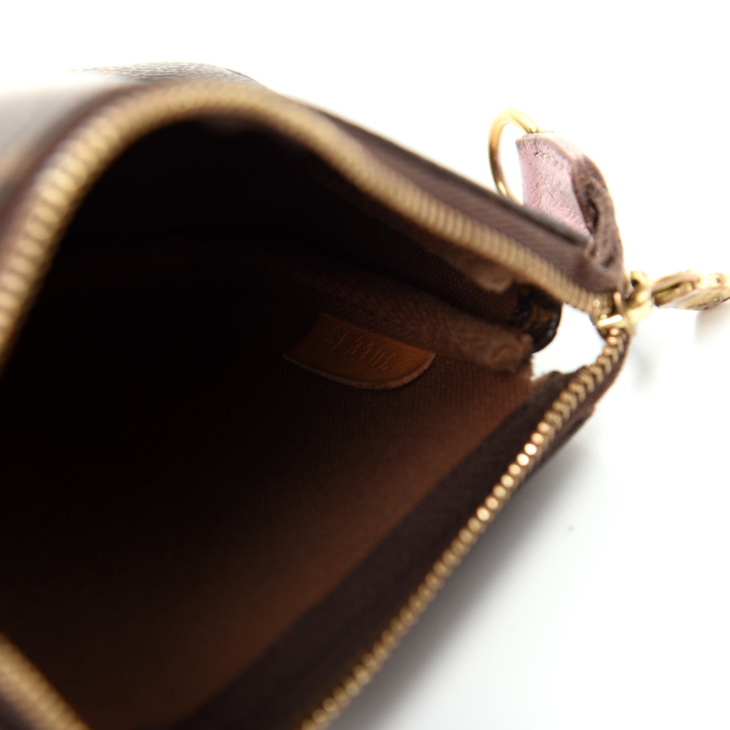Louis Vuitton Monogram 2016 Christmas Animation Mini Pochette Accessories Rose Ballerine 6 of 9