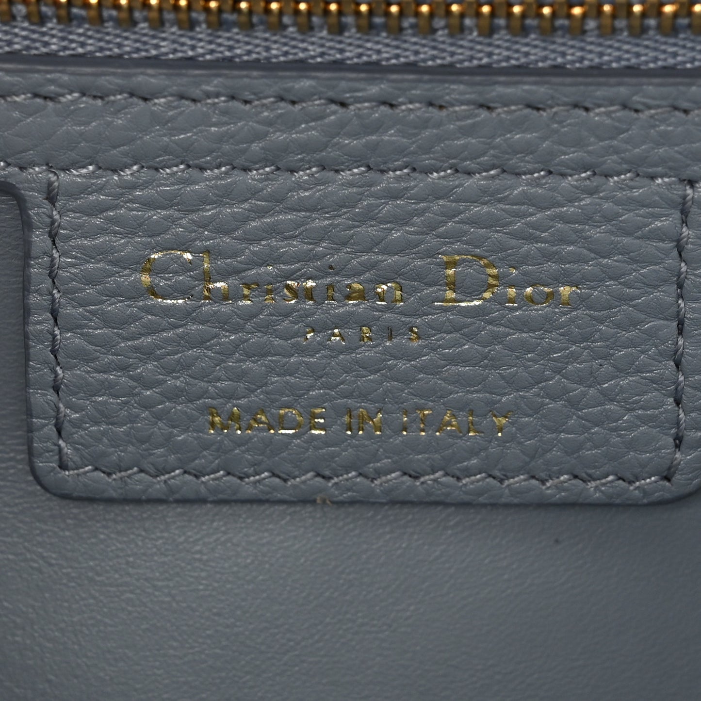 Calfskin Cannage Medium Caro Bag Ethereal Grey