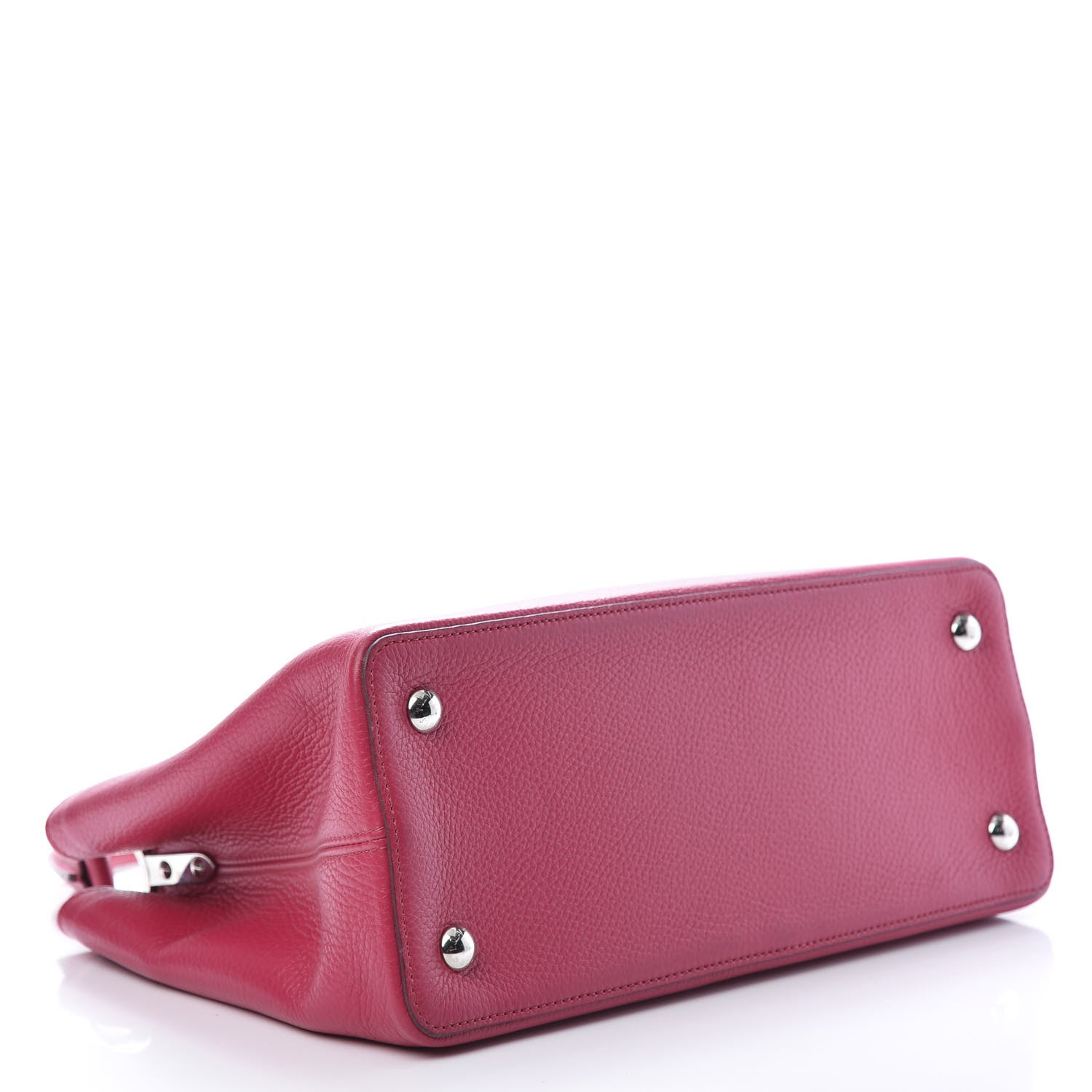 Louis Vuitton Taurillon Capucines MM Fuchsia 4 of 17