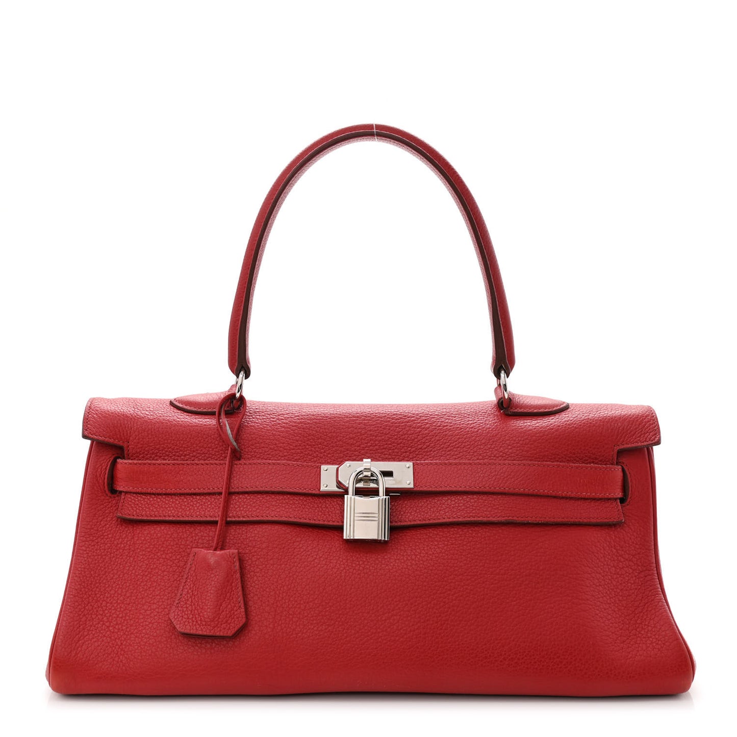 Taurillon Clemence Shoulder Kelly 40 Rouge Vif
