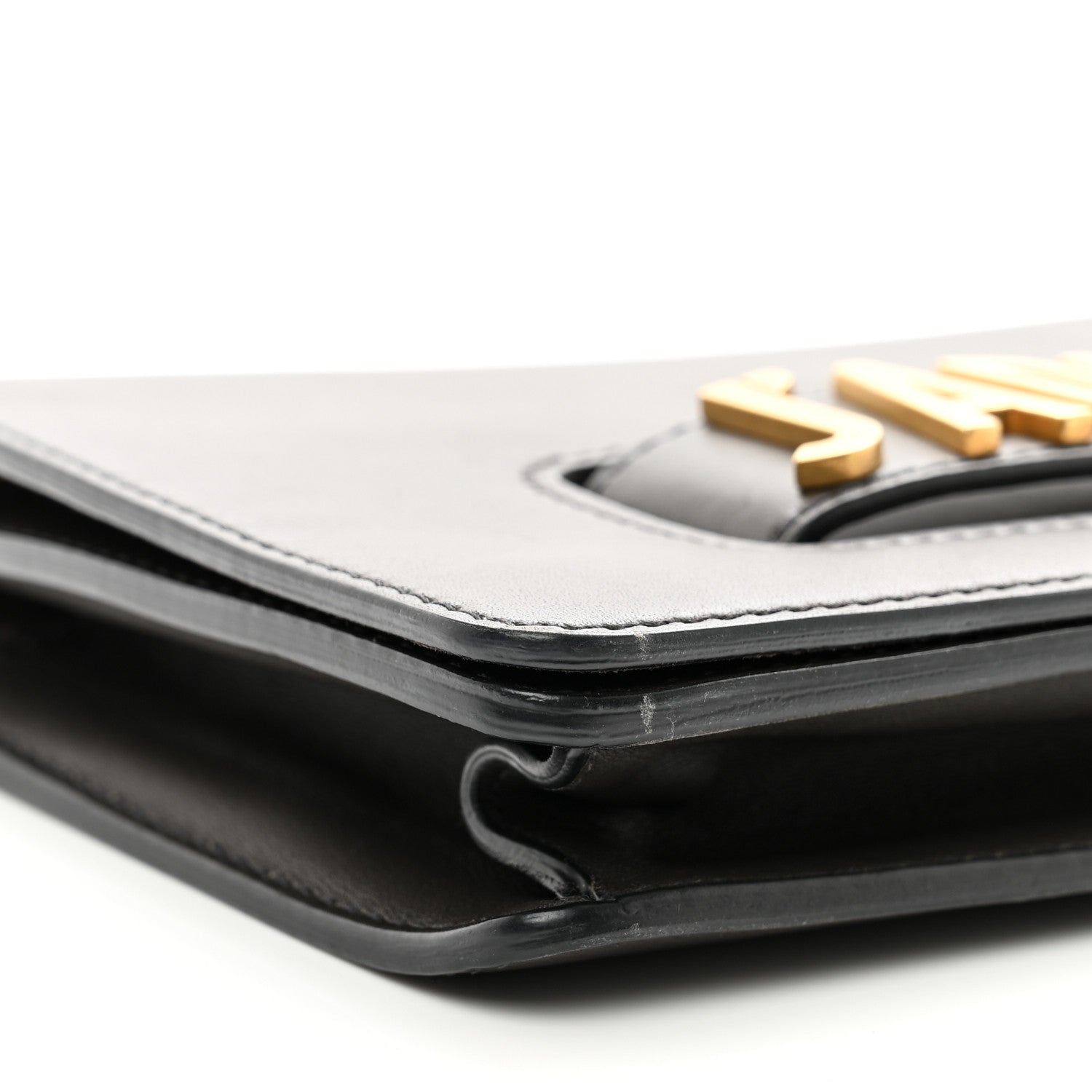 Christian Dior Calfskin Dior(e)volution Chain Flap Bag Grey 8 of 11