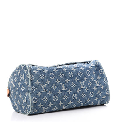 Louis Vuitton Monogram Denim Neo Speedy Blue 3 of 15