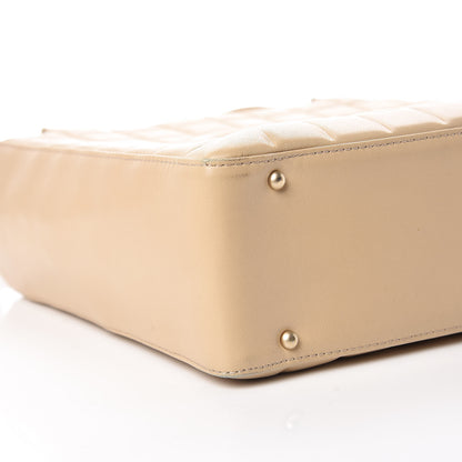 Chanel Lambskin Chocolate Bar Quilted Small Shoulder Bag Beige 6 of 13