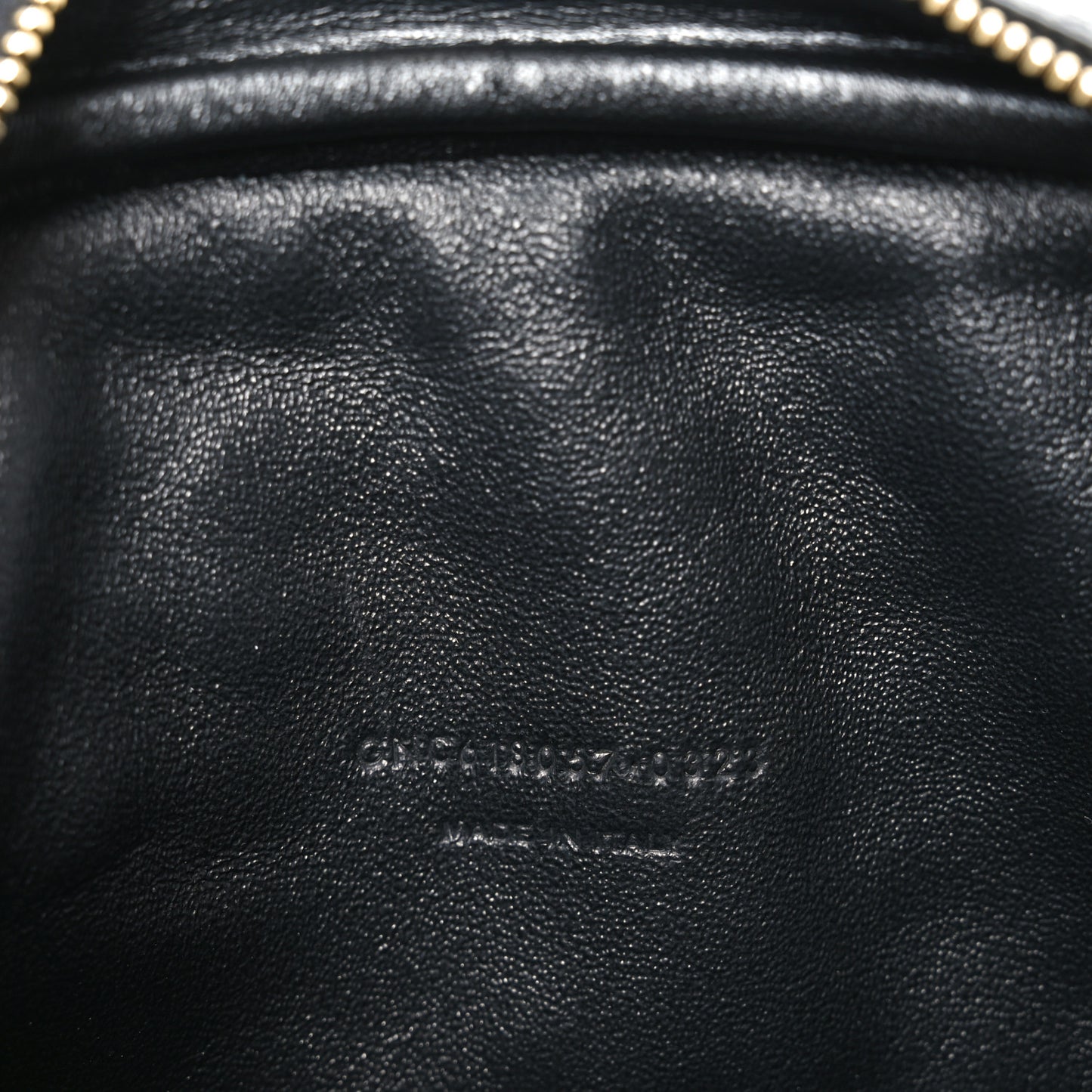 Grain De Poudre Matelasse Monogram Mini Lou Camera Bag Black