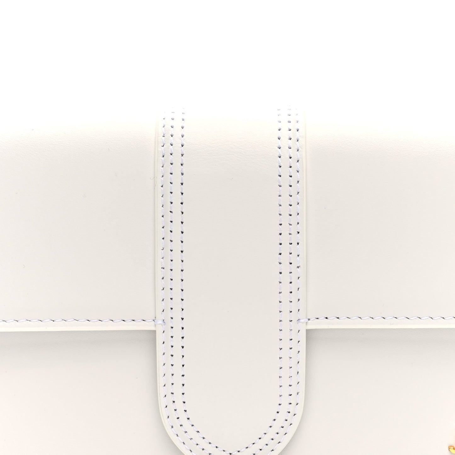 Smooth Calfskin Le Bambino Long White