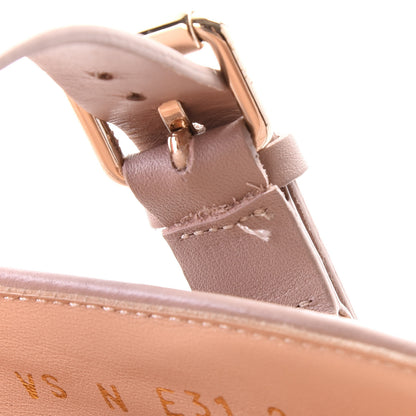 Valentino Garavani Lambskin Rockstud Spike Captoe Ballerina Flats 39.5 Poudre Gold 10 of 13