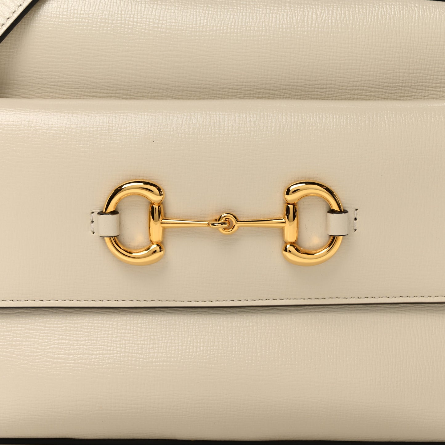 Azalea Calfskin Small Horsebit 1955 Shoulder Bag Mystic White