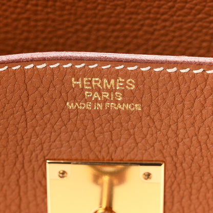 Hermes Togo Birkin 30 Gold 6 of 11