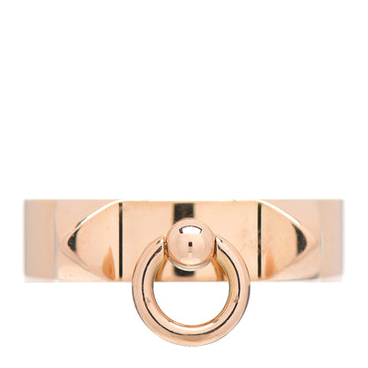 Hermes 18K Rose Gold PM Collier De Chien Ring 52 6 1 of 6