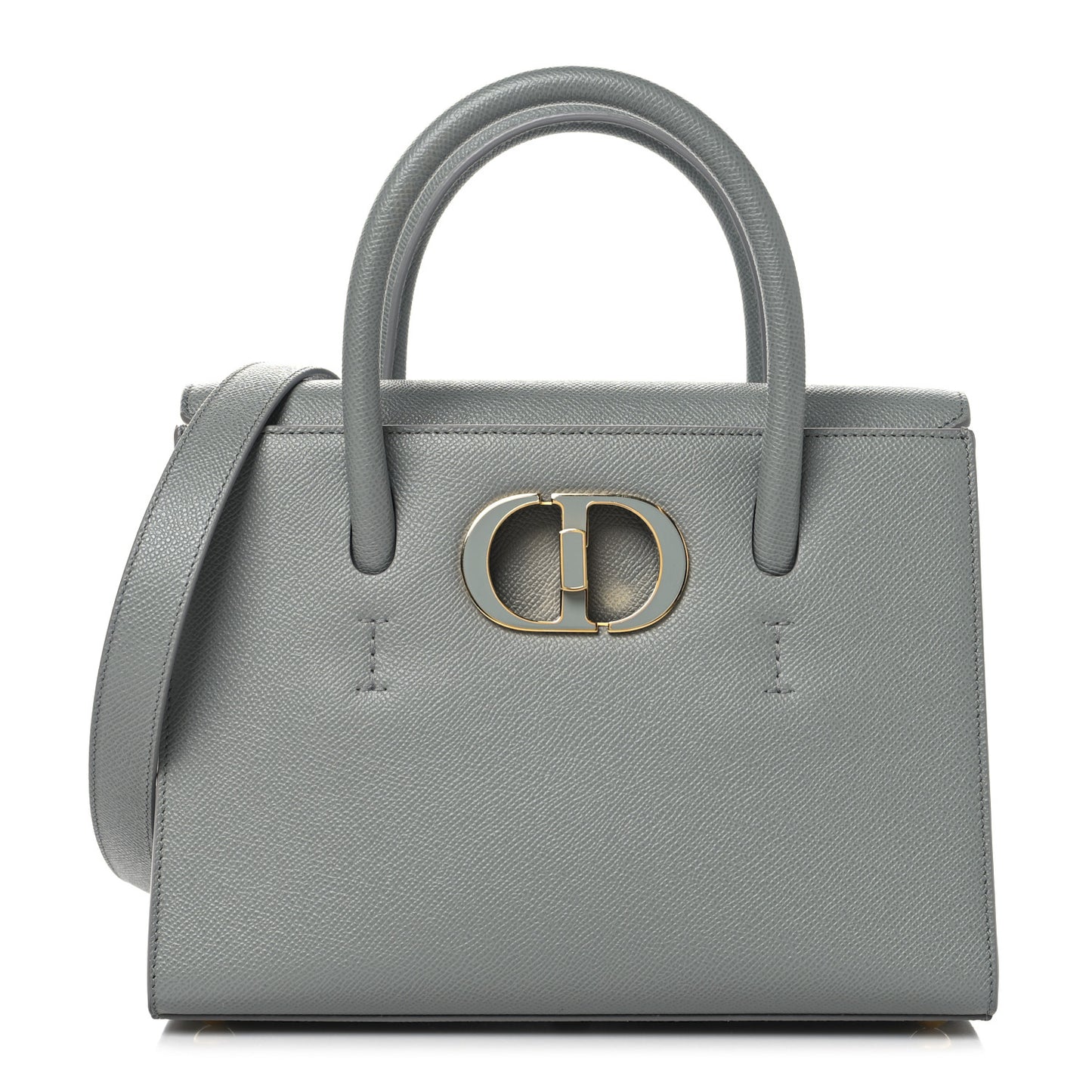 Grained Calfskin Medium St. Honore Tote Cloud Blue