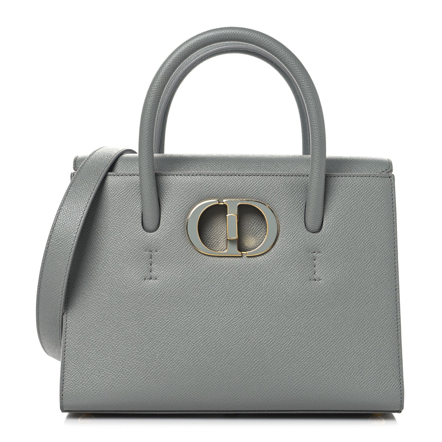 Christian Dior Grained Calfskin Medium St. Honore Tote Cloud Blue 1 of 9
